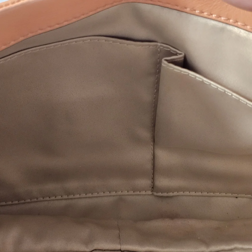 Vtg COACH Peach Leather Shoulder Bag (14755) RARE - Picture 13 of 14